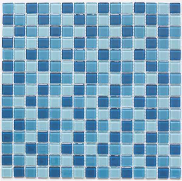 Ocean 4*20*20 327*327 На пол Стеклянная мозаика Ocean