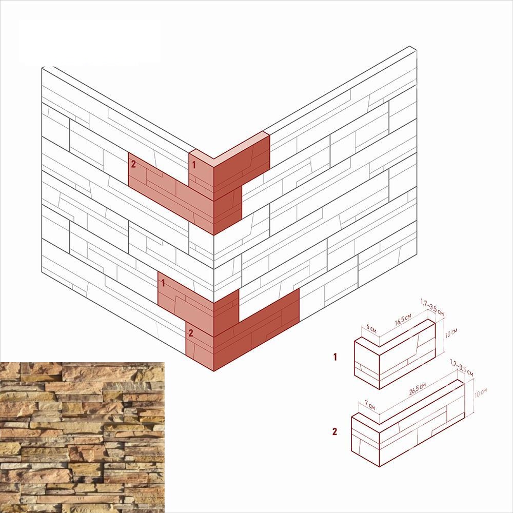 201-15 На стену Фьорд Лэнд 201-15 угловой