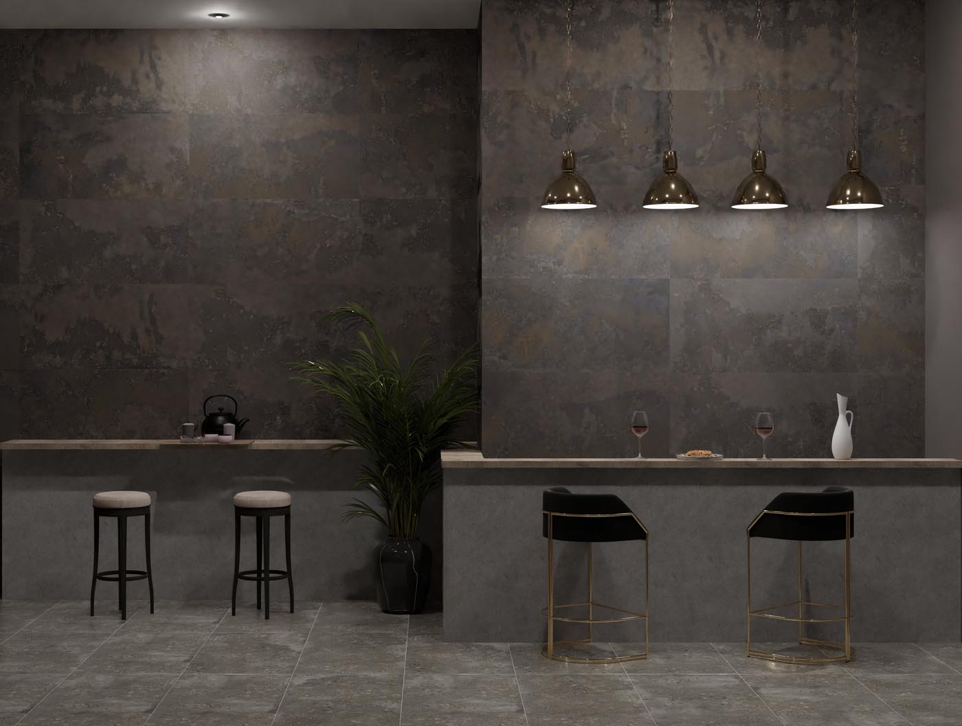 На пол Sydney Антрацит 600х1200х10 - фото 2