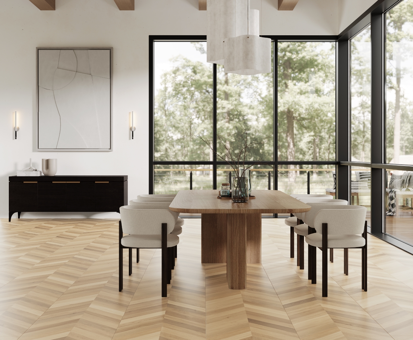 Лапарет Wood Royal Almond Chevron M