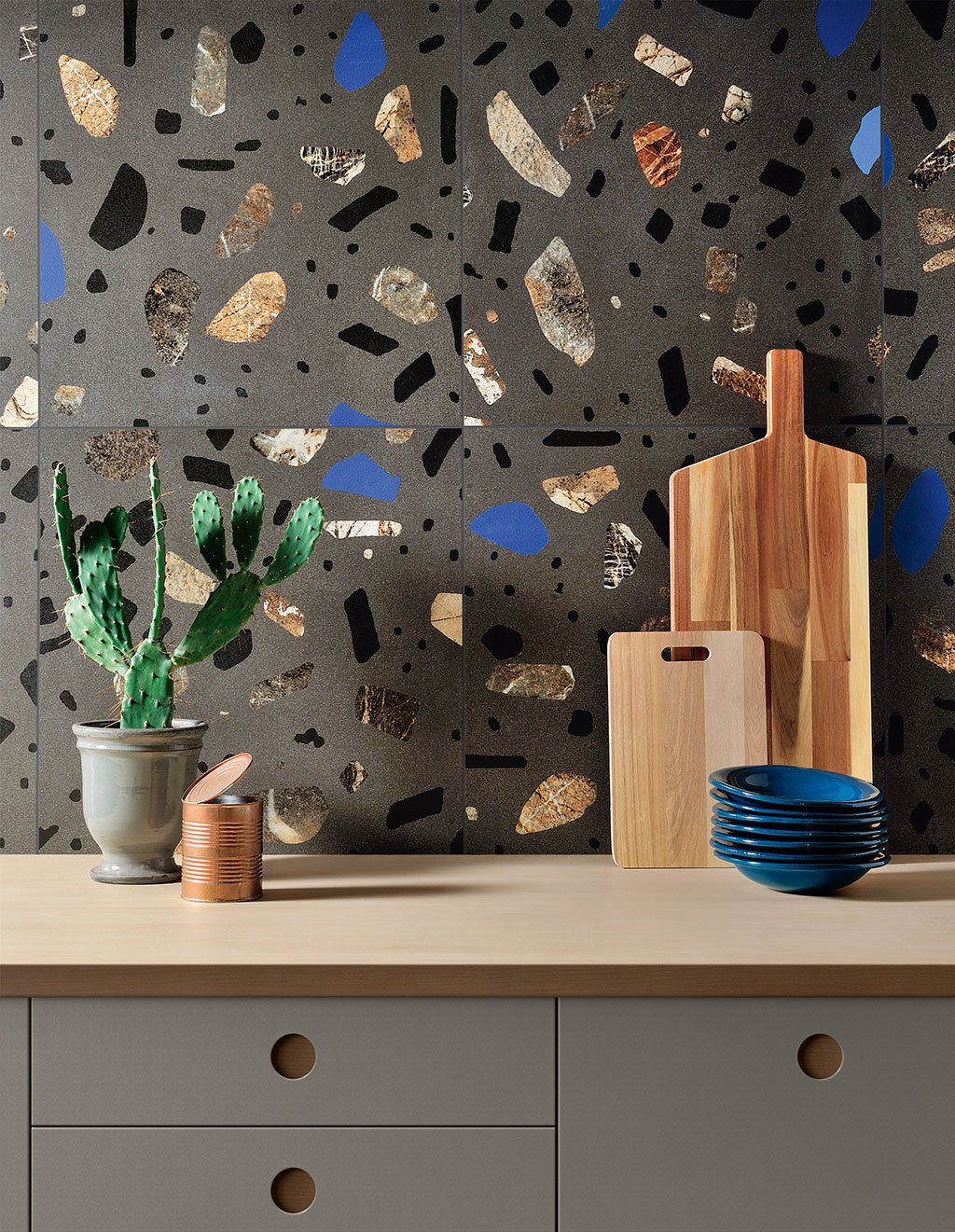 GHX600R На пол Ghiaia Maxi Grafite matt 60x60 - фото 10