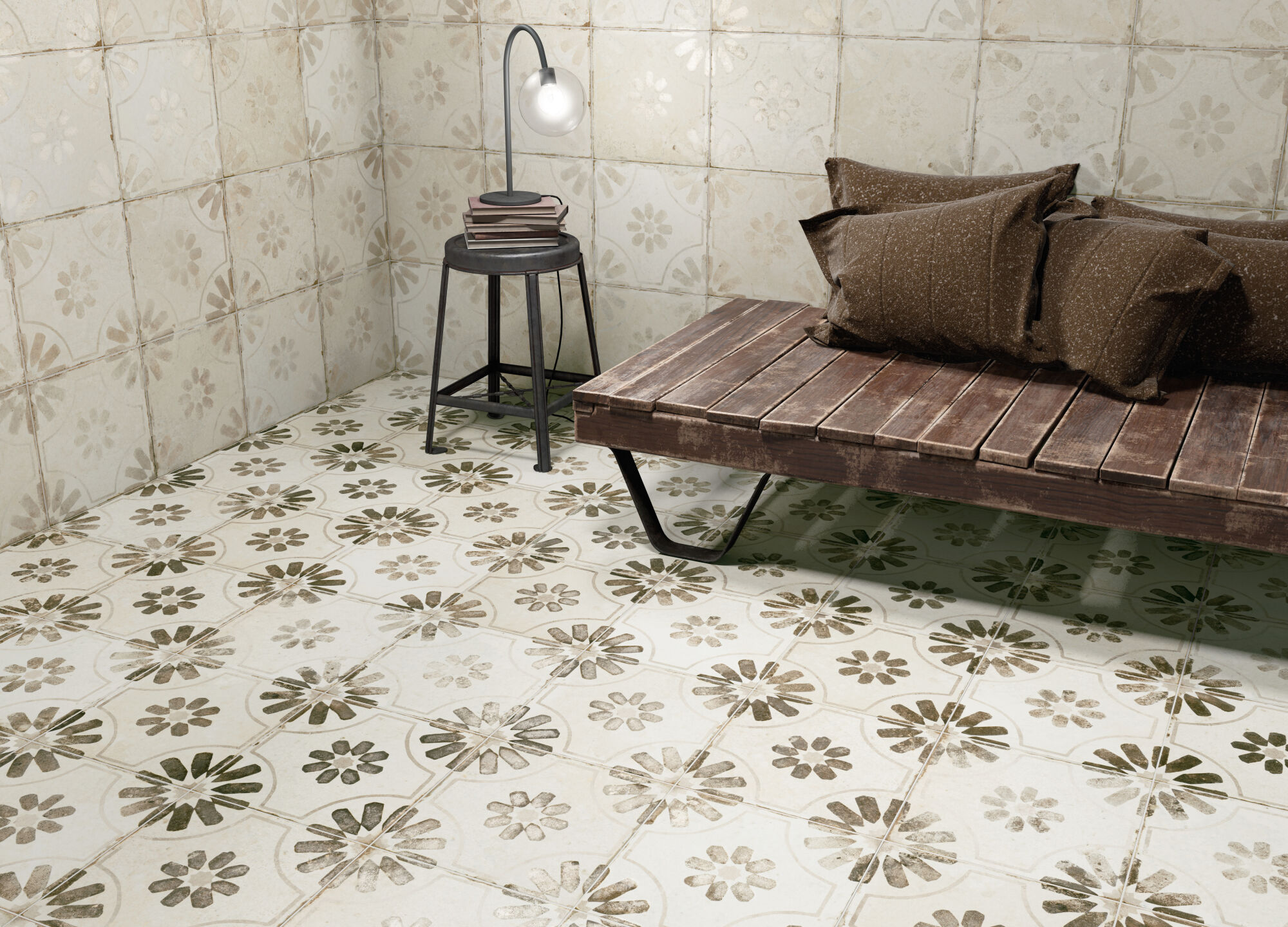 0100327228 На пол Fs Blume Black 45x45 - фото 3