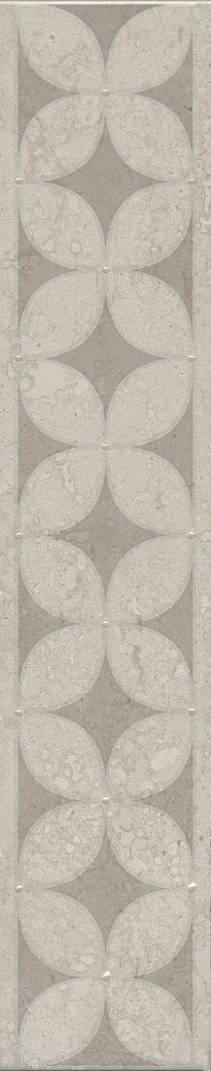 OS/A218/8340 Бордюр Туф Бежевый Светлый Глянцевый 30х5.7