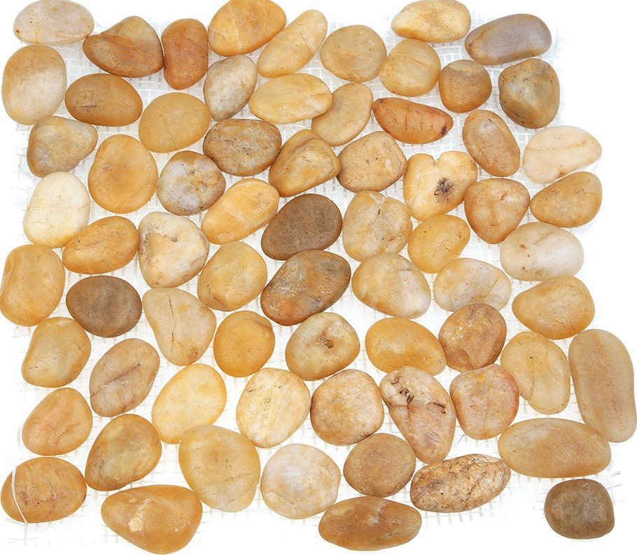 052350 MS00-6HP На пол Каменная Галька Гламур-глянец шлифованная 32x32