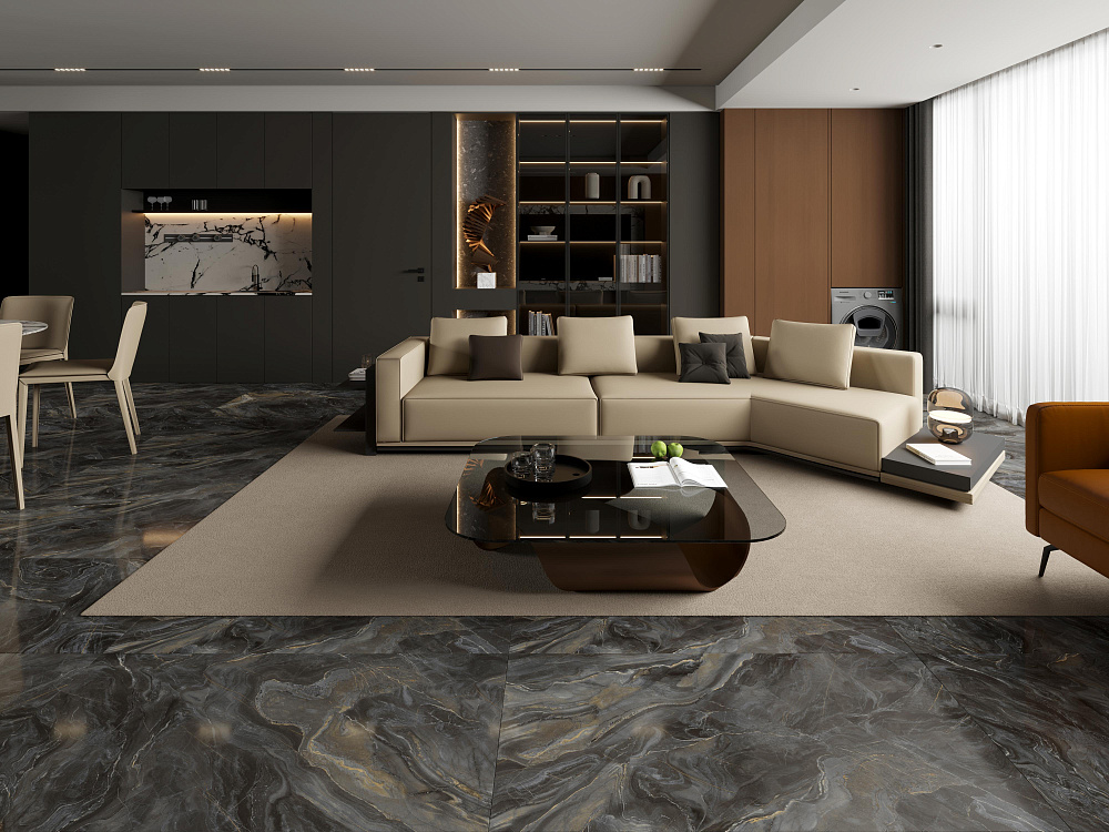 600x1200x9 На пол Drift sand Full body polished (gold) 600x1200x9 - фото 6