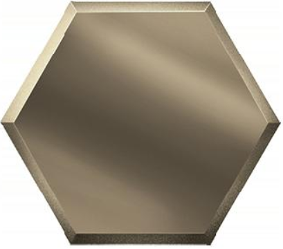 СОЗБ1 Настенная Зеркальная плитка Бронза 20х17.3