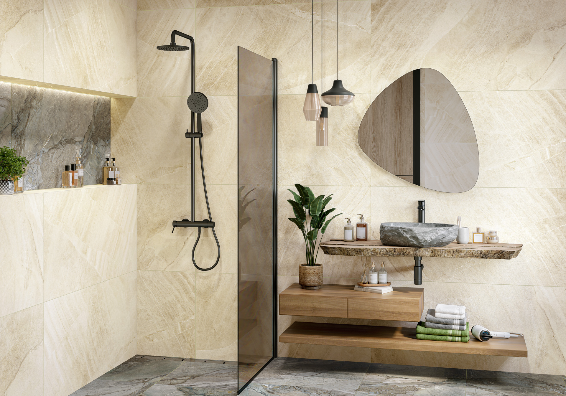 D60204M На пол Rock Steel карвинг 600x600x9.5 - фото 19