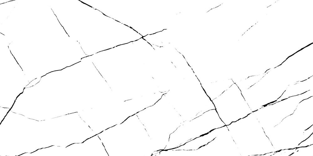 На пол Delta White & Black 120x60