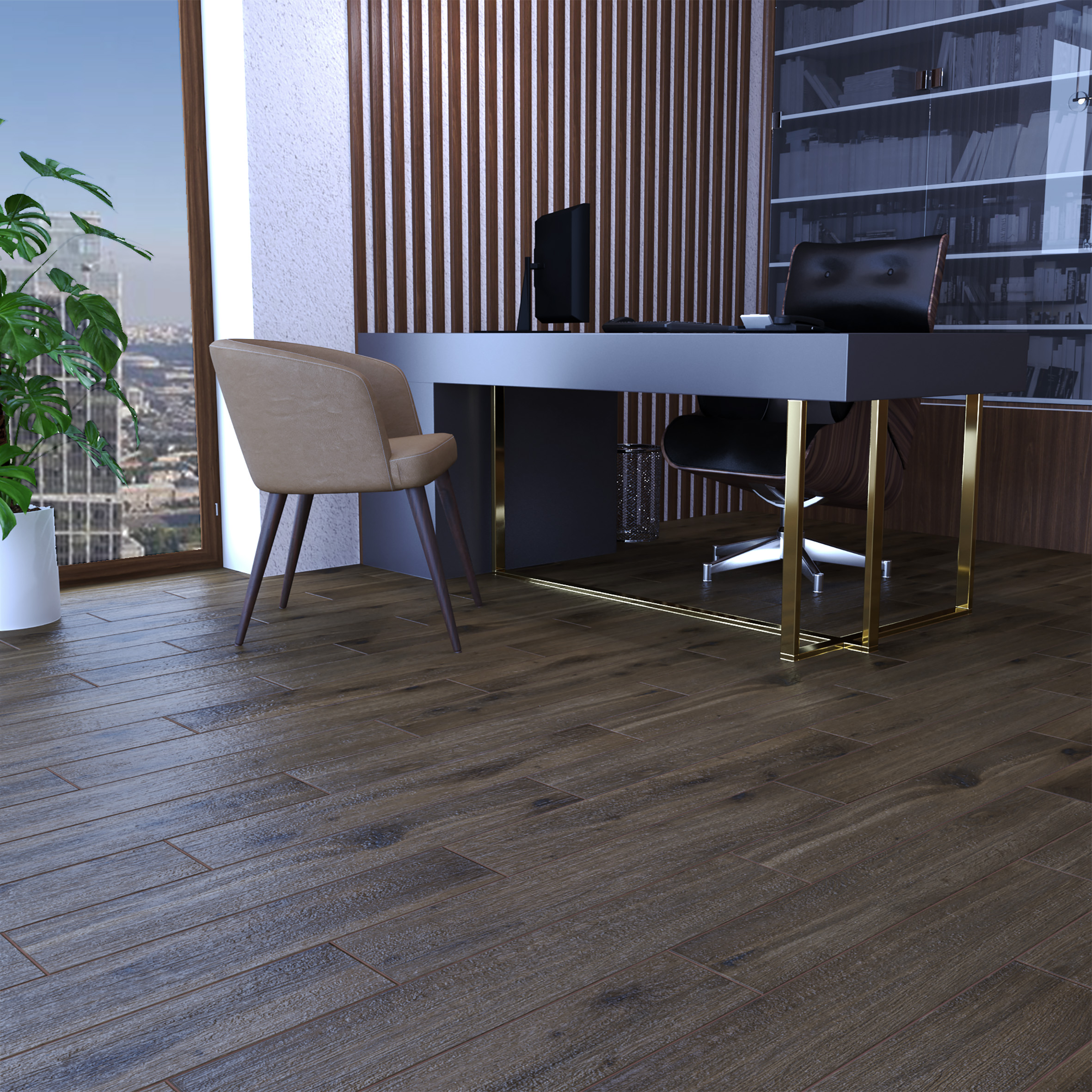 F2П190 На пол Parsy Темно-серый - фото 6