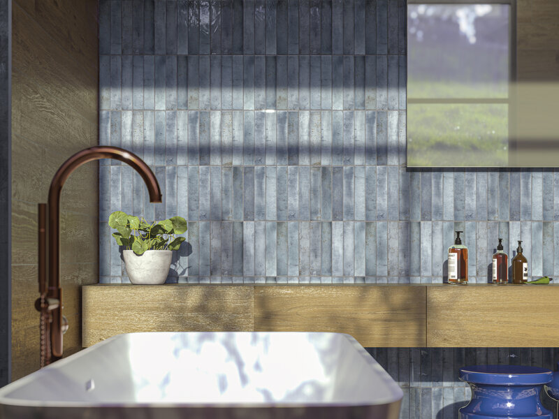 На стену Nautalis Turquoise Brillo 5х25 - фото 2