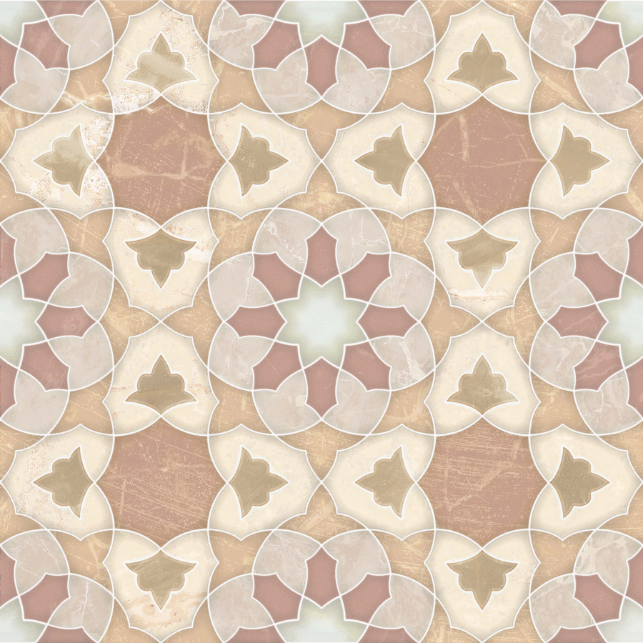 На пол Marrakech Zellige Medina 22.3x22.3
