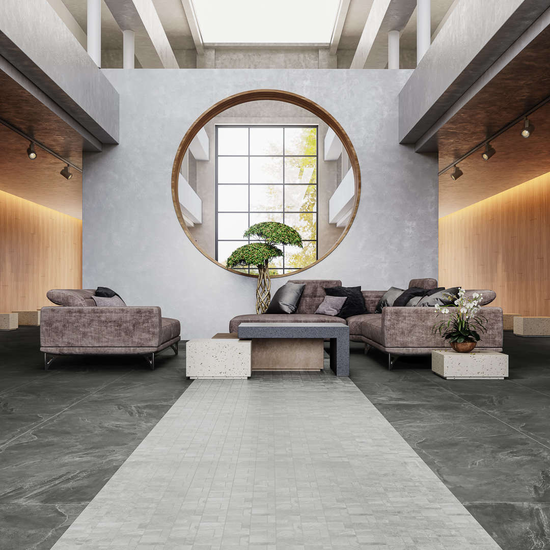 DD203900R На пол Про слейт Антрацит обрезной 60x30 - фото 3