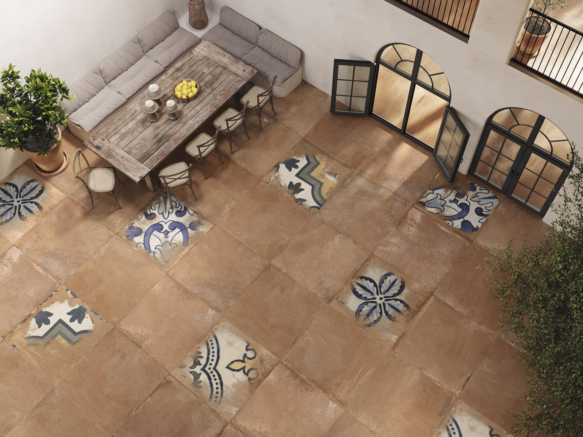 A042133 На пол Antico Casale Cotto Rect. 60x60 - фото 23