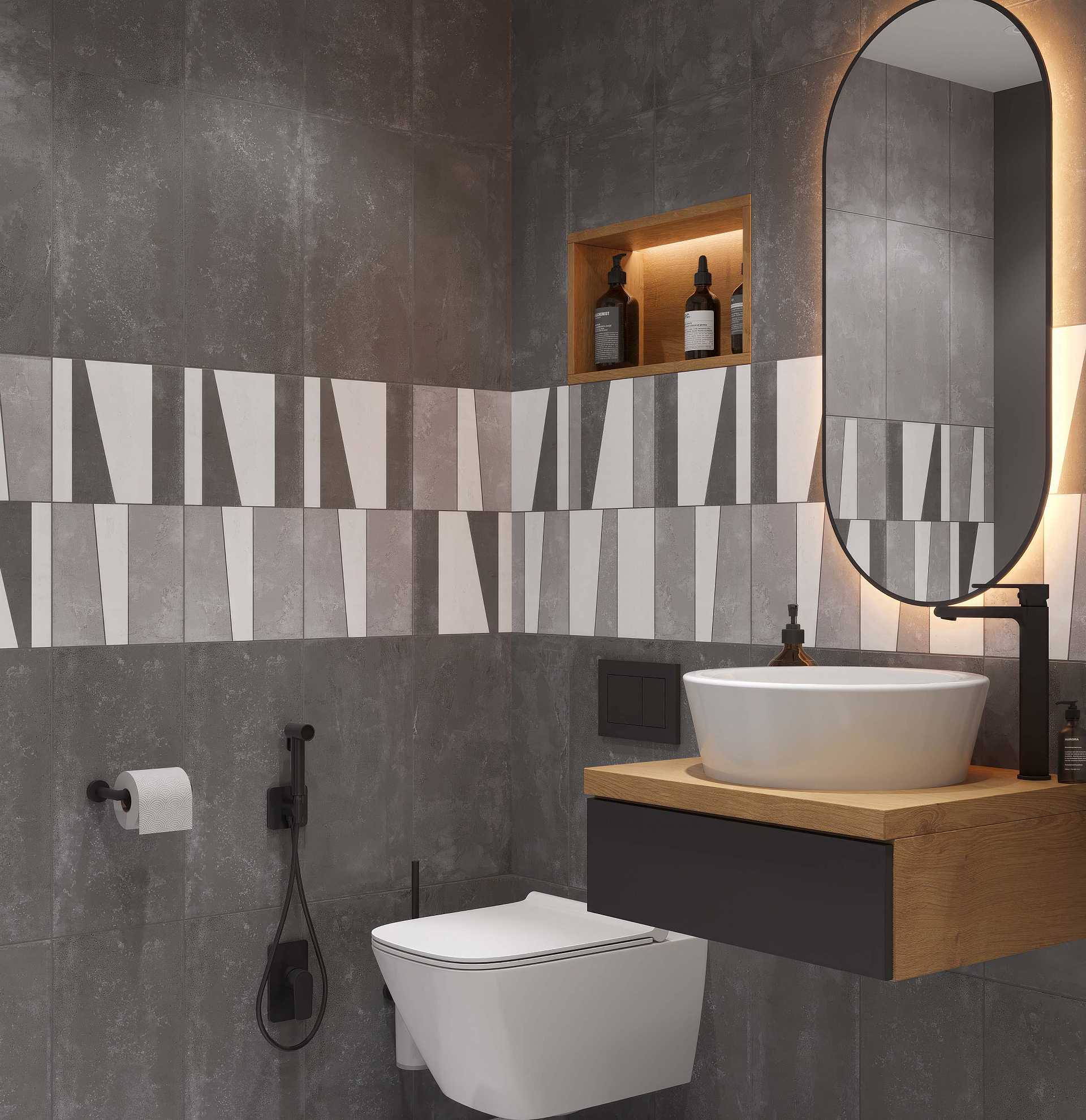 На стену Бордо Светлая 250x500 - фото 3