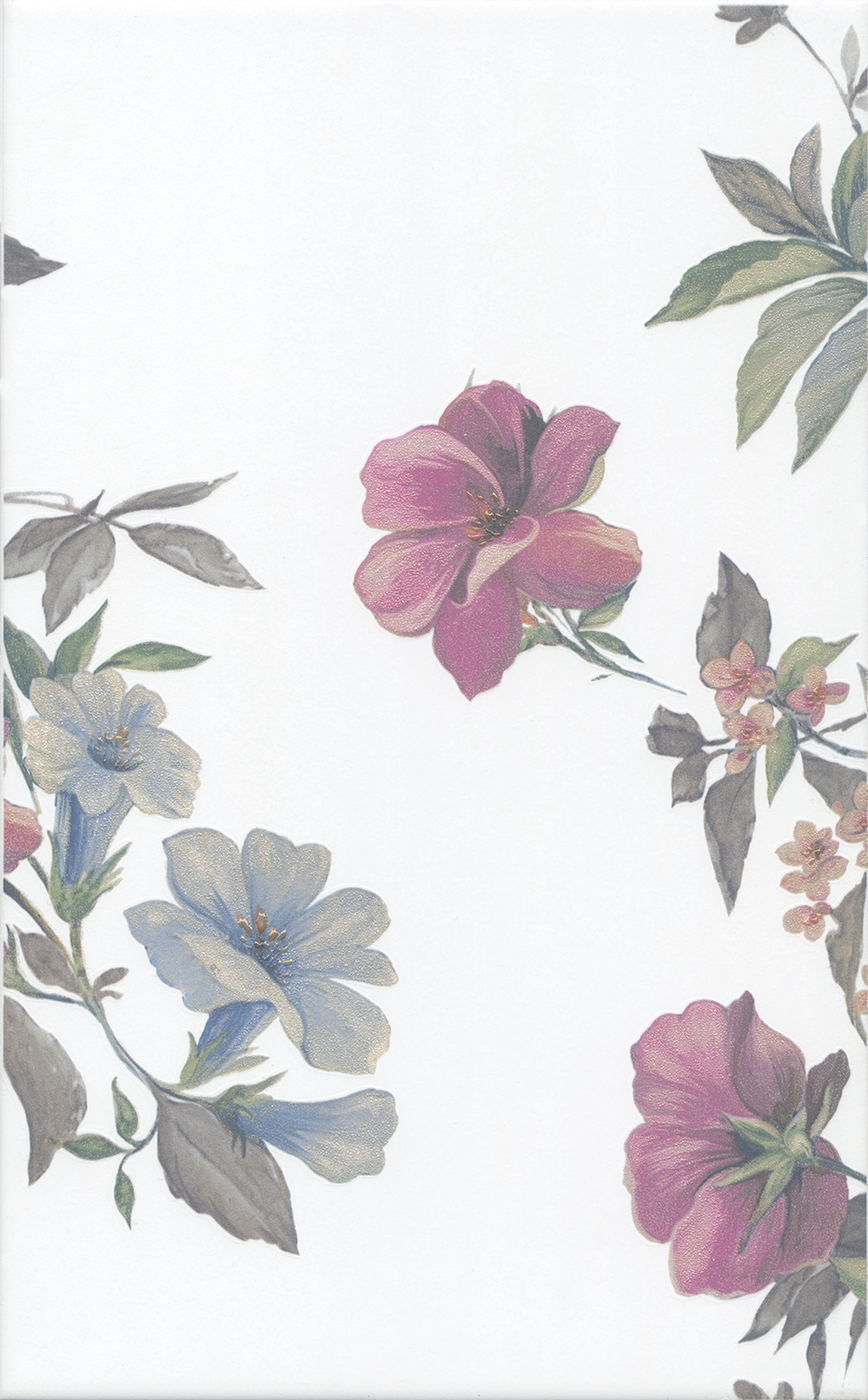 VT/A162/2x/6397 Панно Ломбардиа Цветы - фото 3