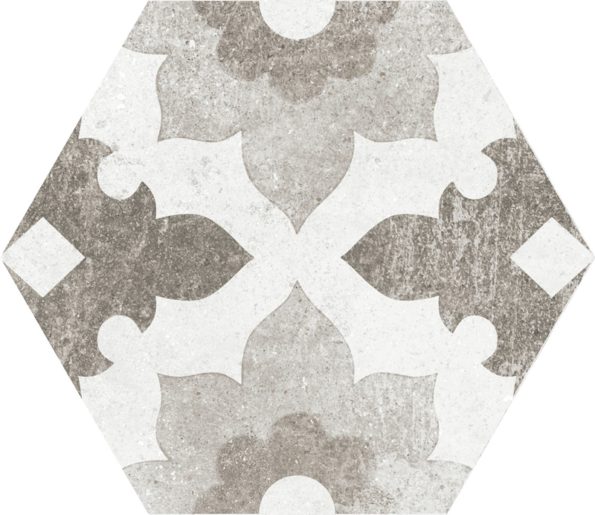 22099 Декор Hexatile Cement Garden Grey - фото 6