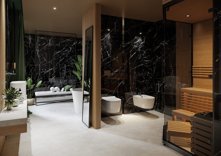 На пол Marmo Morocco Black Rect - фото 4