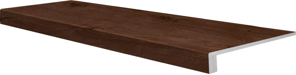 Ступень Сальветти Евро проходная вишня обрезной 30x119.5