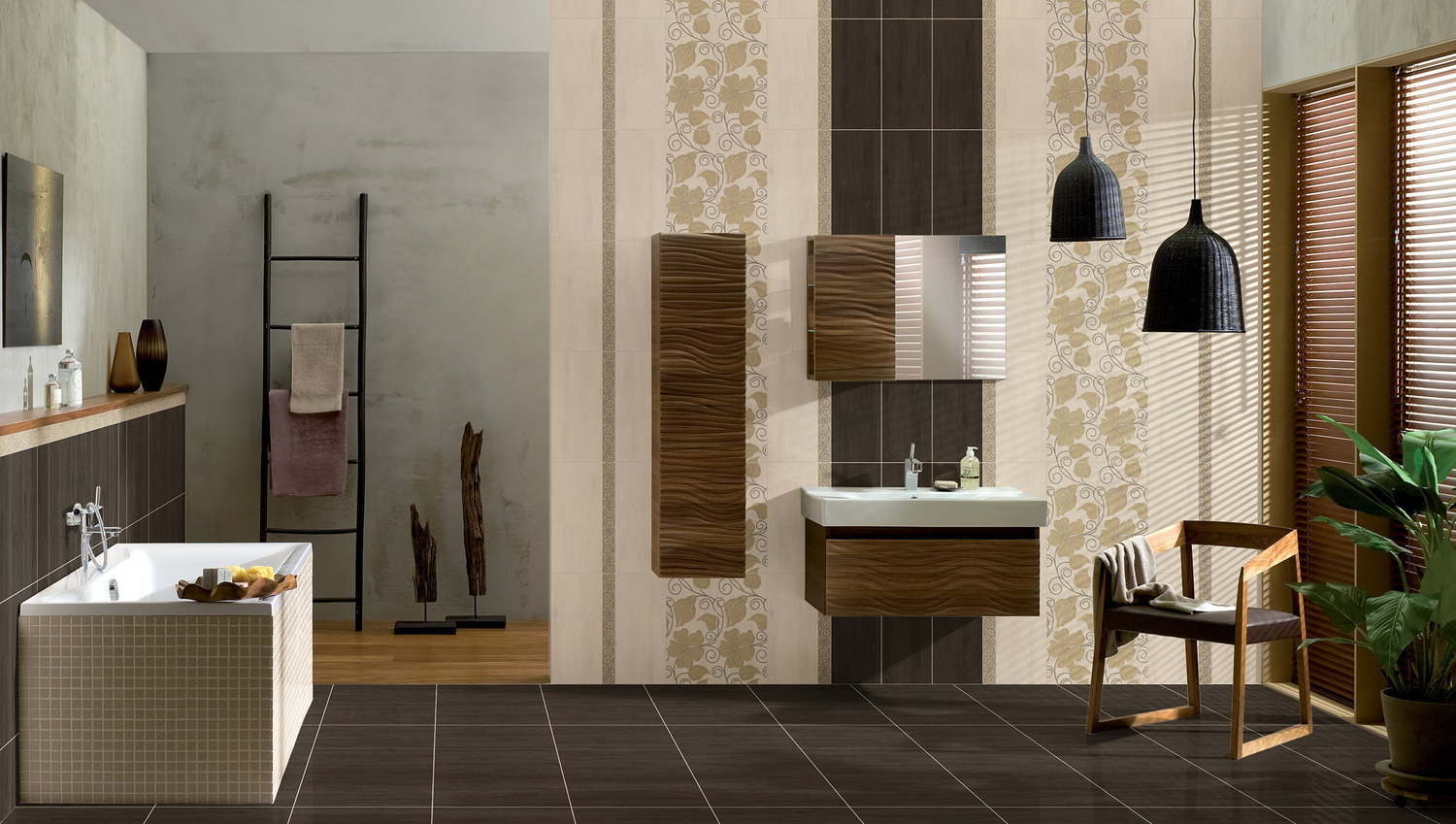 ILG111DR На стену Illusion Коричневая 20x44 - фото 5