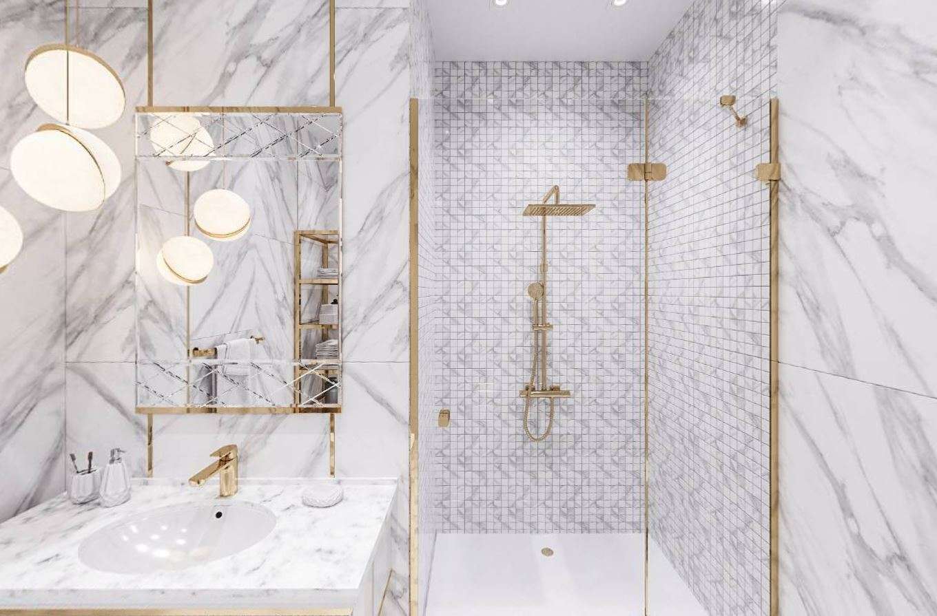 PRO 1013G На пол Calacatta Grey Glazed Gloss - фото 2