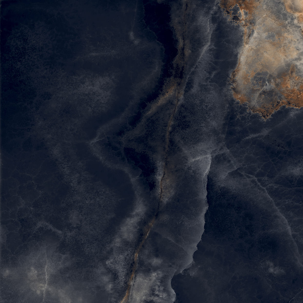 На пол Interstellar Black Чёрный полированный 80х80 - фото 9