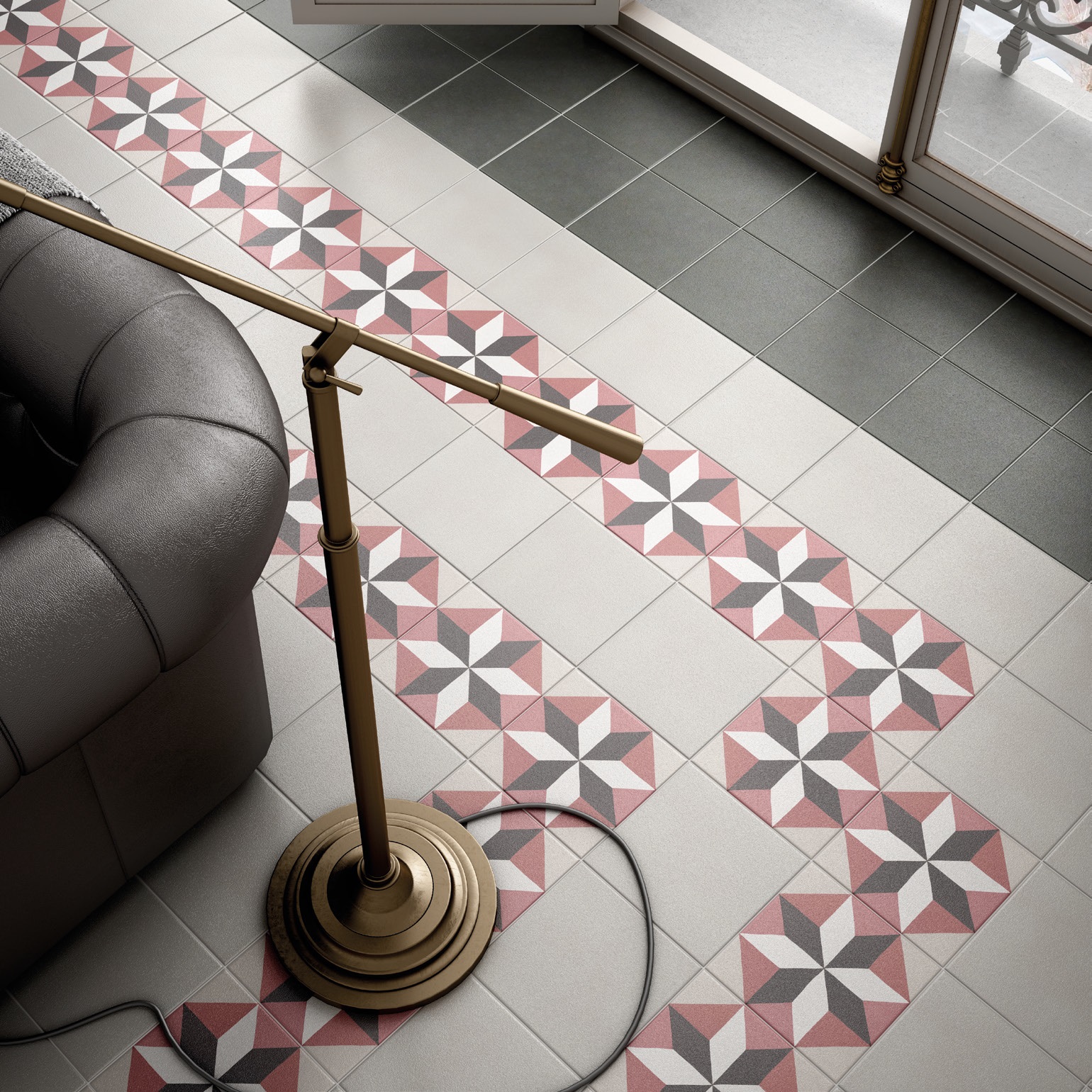 20872 На пол Caprice Taupe 20x20 - фото 9