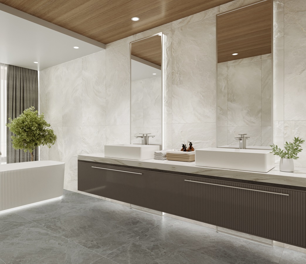 NTT99617M На пол Granite Limestone Grey Structura 60x120 - фото 12