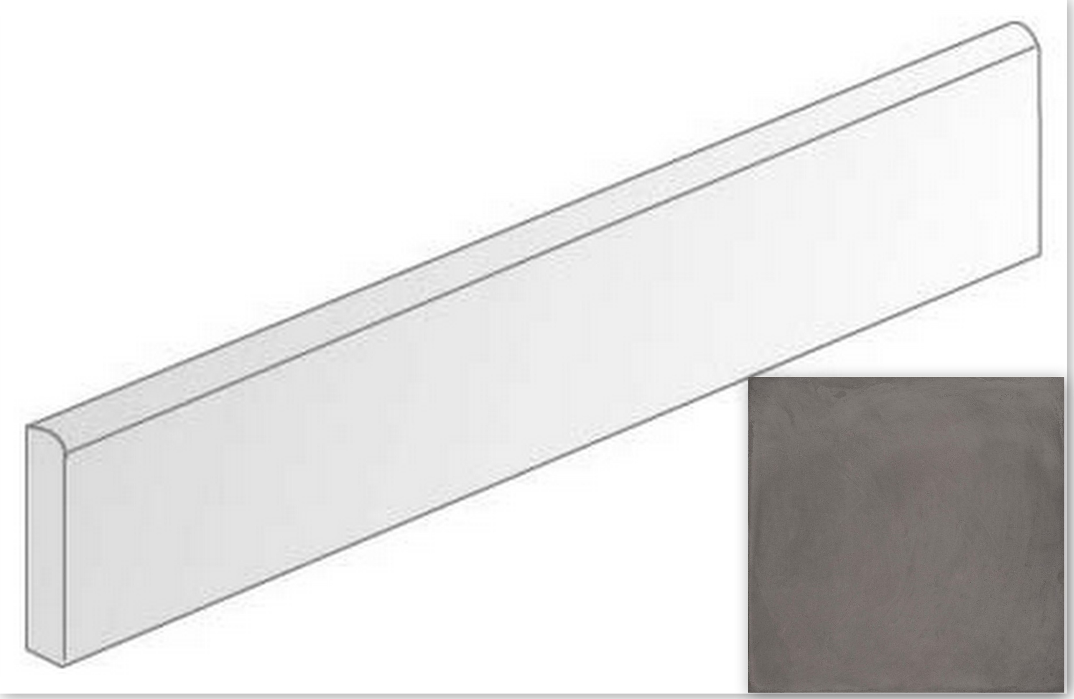 Плинтус Laverton Rodapie Grafito 9.4x60