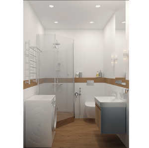 NRA_P0044 На стену Lili Waffle snow - фото 4