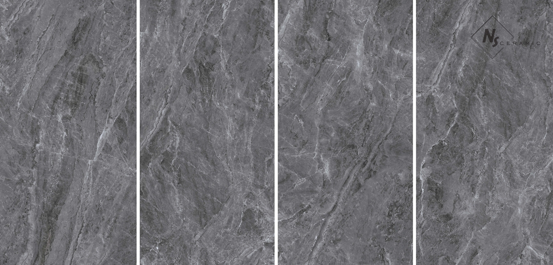 NSC4082 На пол Porcelain Tile 4082 Серый глянцевый 40x80 - фото 2