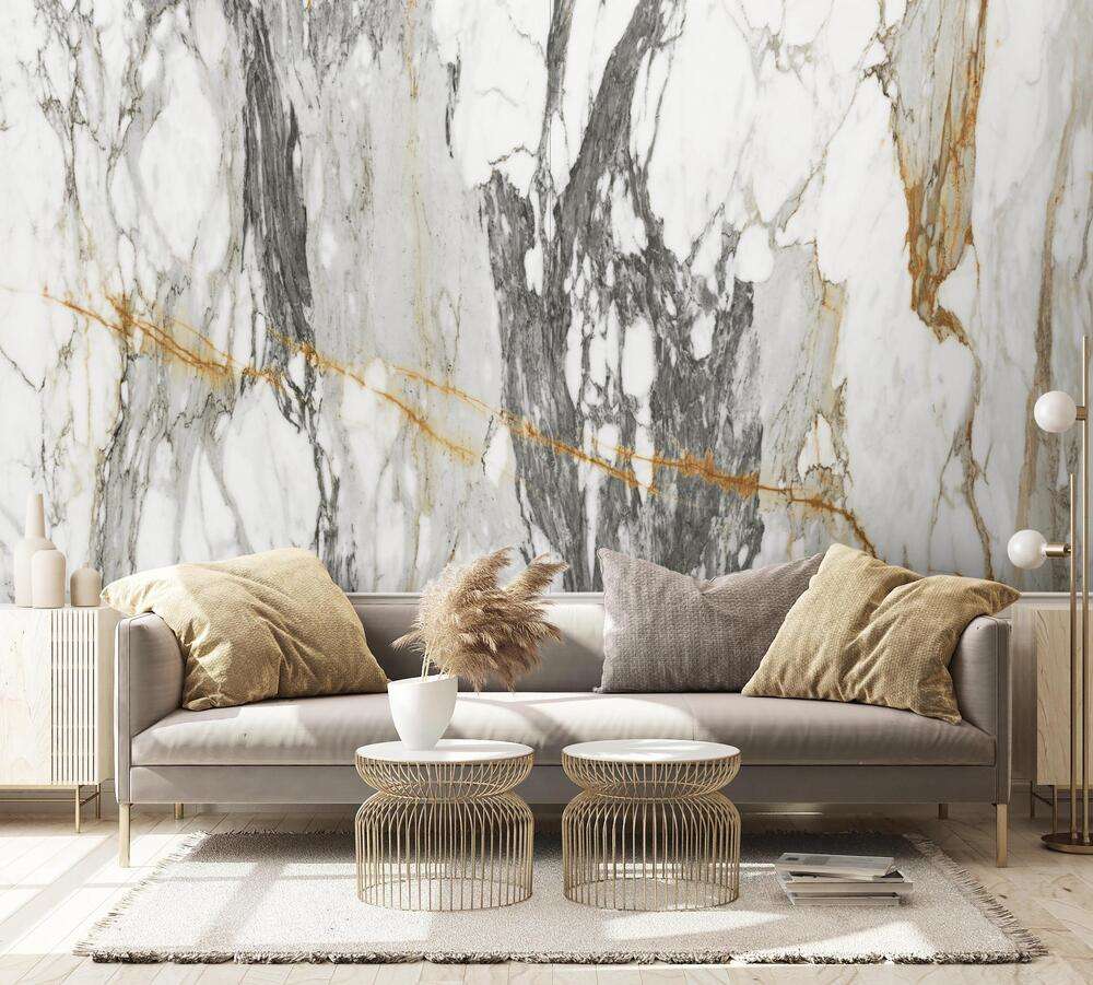 004.869.0189.12232 На пол Marbles Utopia Gold Leviglass Rect.120x60 - фото 3