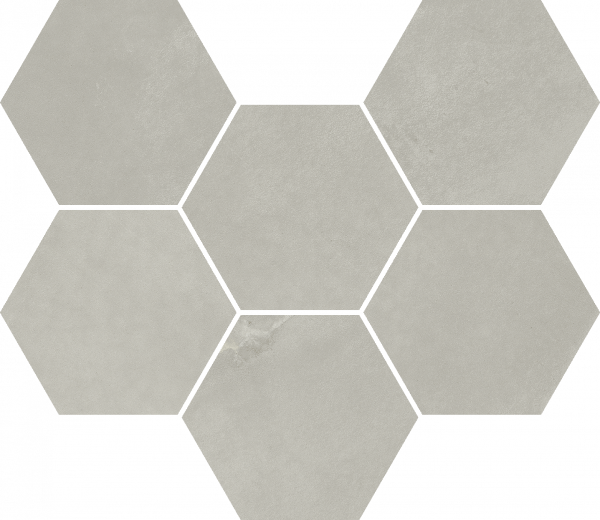 620110000188 Напольная Continuum Silver Mosaico Hexagon