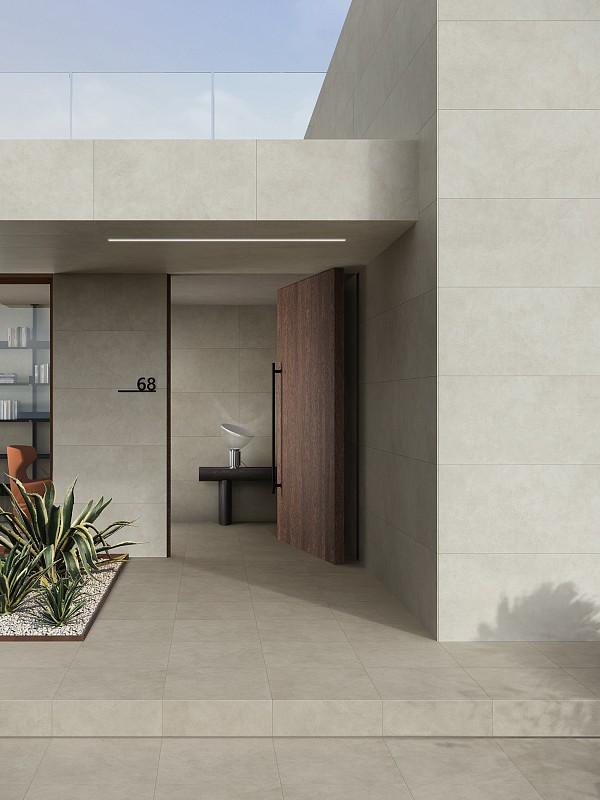 K947813R0001VTET На пол MicroCement Светло-серый Матовый 60x60 - фото 11