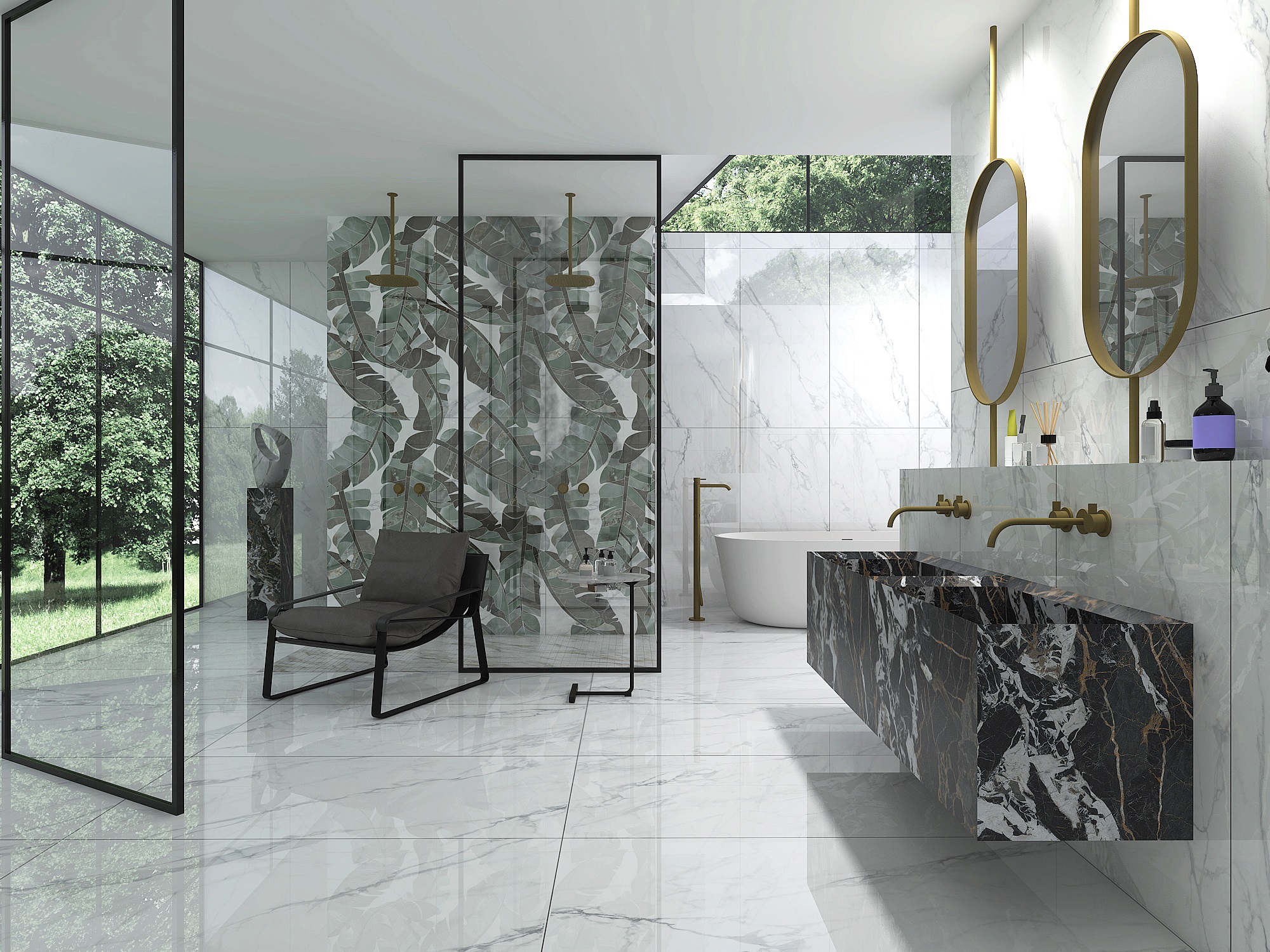 На пол Paola Bianco Polished 60x120 - фото 3