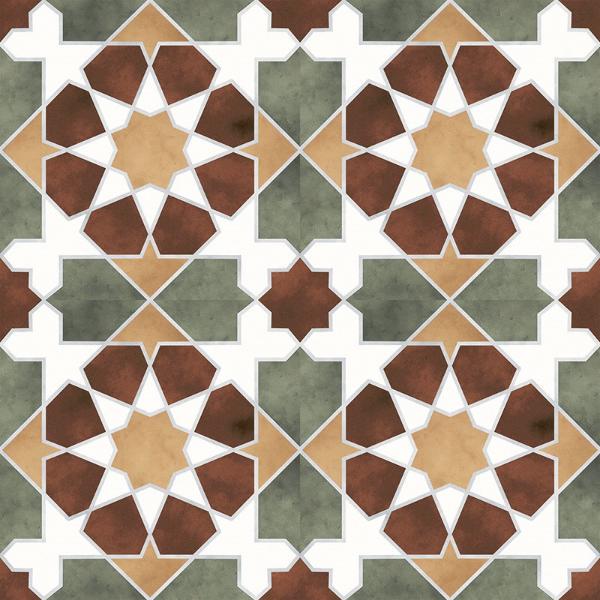 На пол Rabat Green 45x45