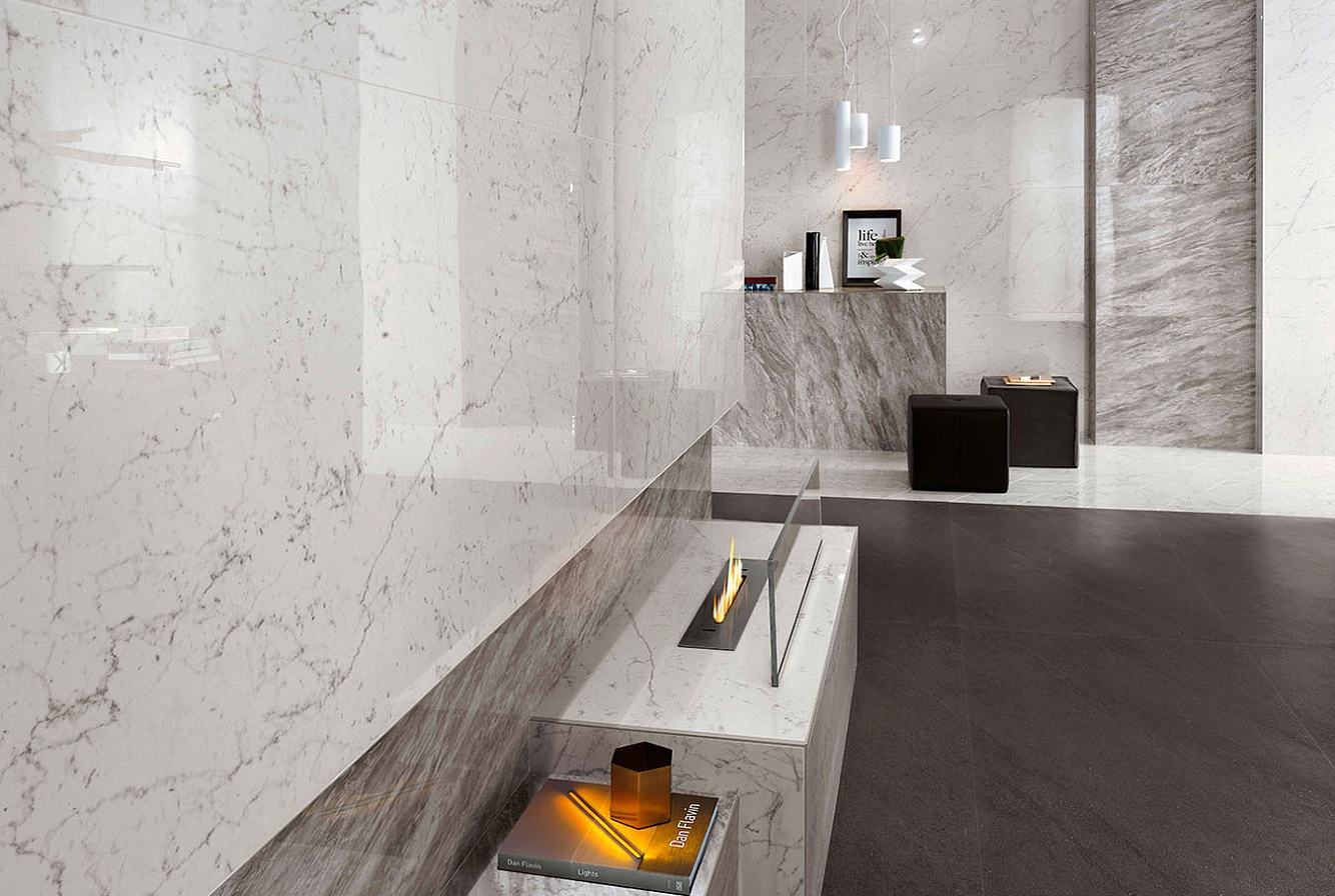 AKS0 На пол Marvel Stone Carrara Pure 60x120 Lappato - фото 22