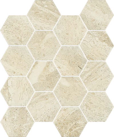 Декор Sunlight Stone Beige Hexagon 22x25.5