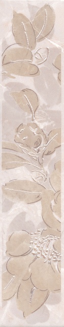 OP/A36/8290 Бордюр Баккара Цветы беж длинный
