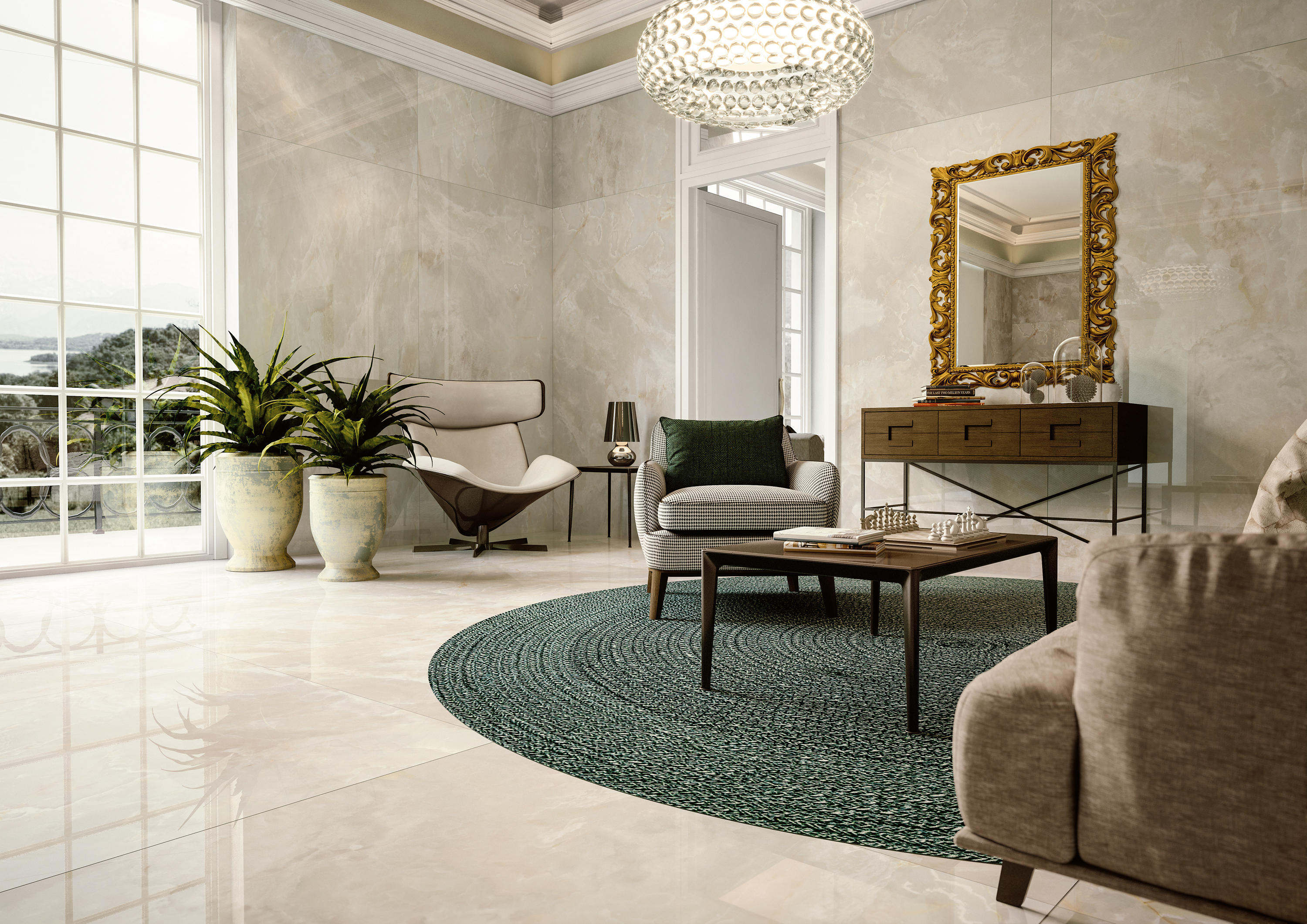 14570216 На пол Onici Arancio Lucido 6mm 120x278 - фото 8