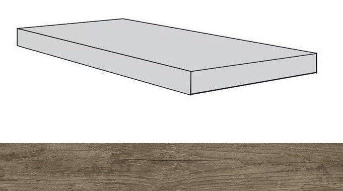 620070001386 Ступень Iconic Moka Scal.160 Ang Sx