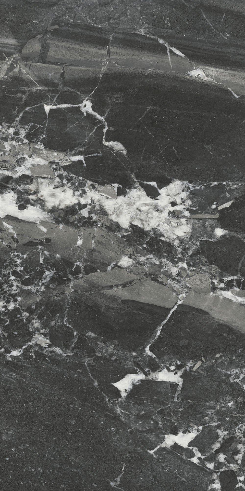 48007R На стену Риальто Чёрный глянцевый обрезной 40x80x1 - фото 9