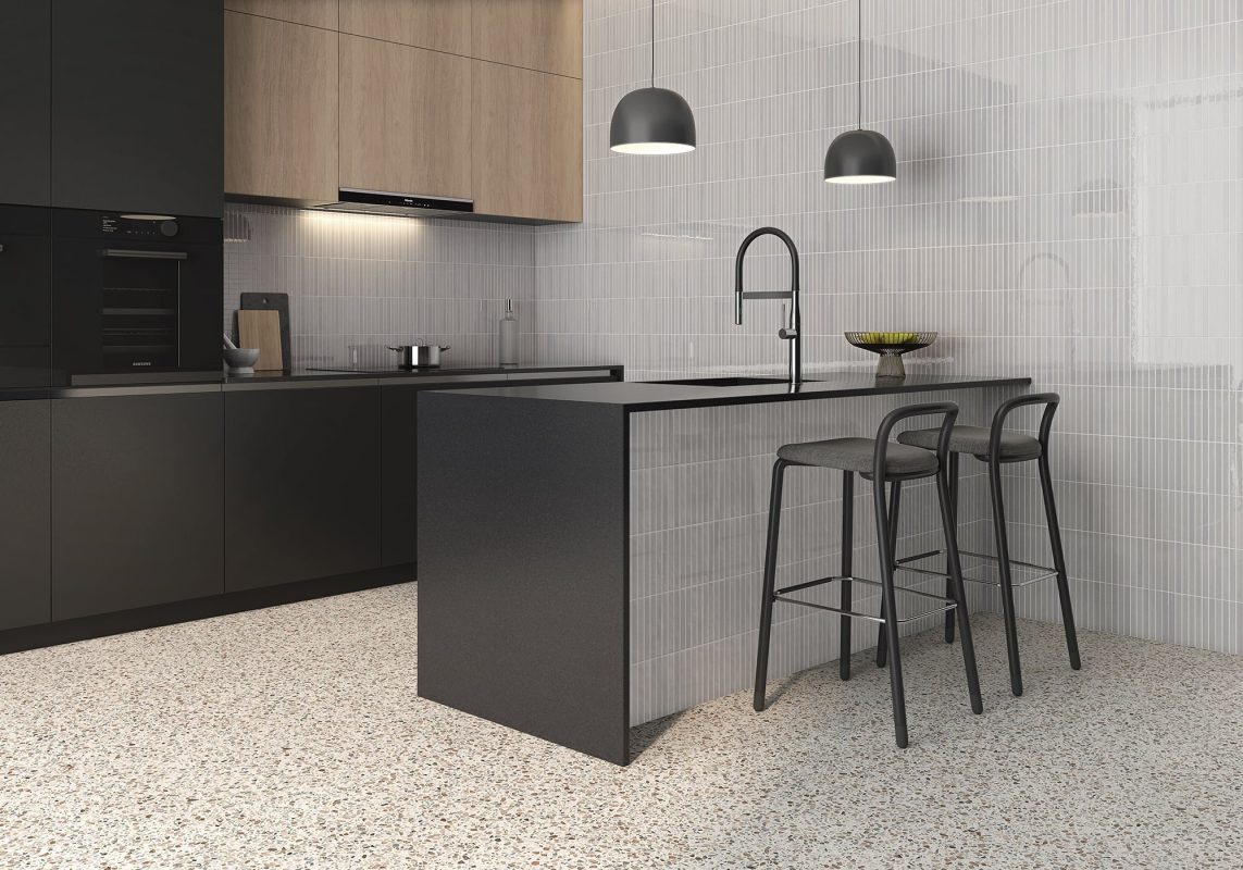 На стену Kromo Pencil Ash 35x35 - фото 5