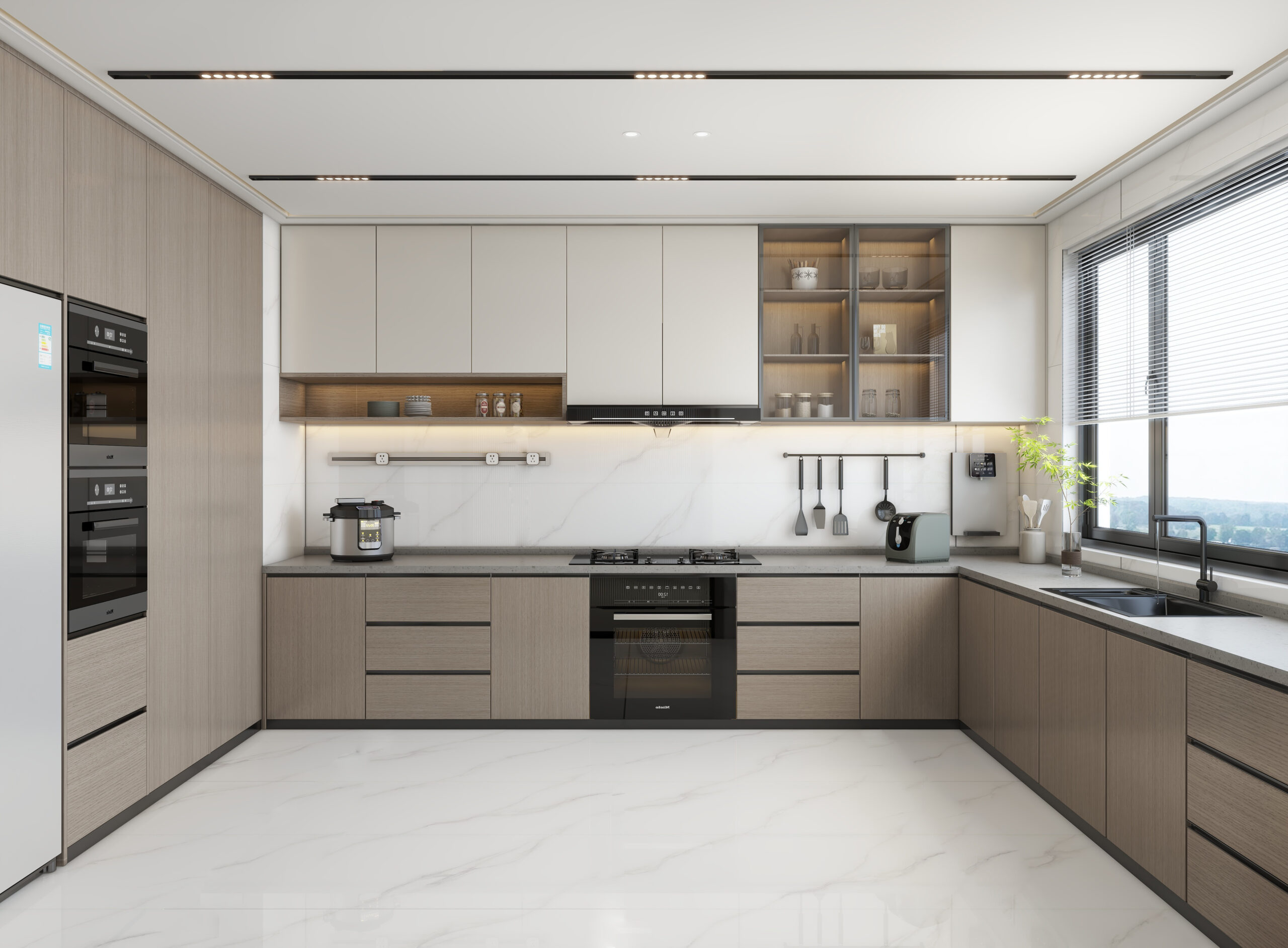 PT12S982 На пол Marble Noir Pol 1200х600х9 - фото 6