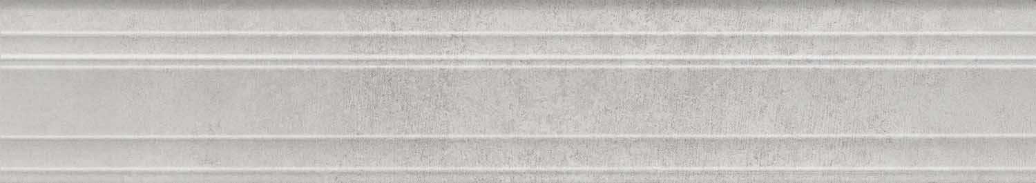 BLF016R Бордюр Догана Багет серый светлый матовый обрезной 40x7.3x2.7