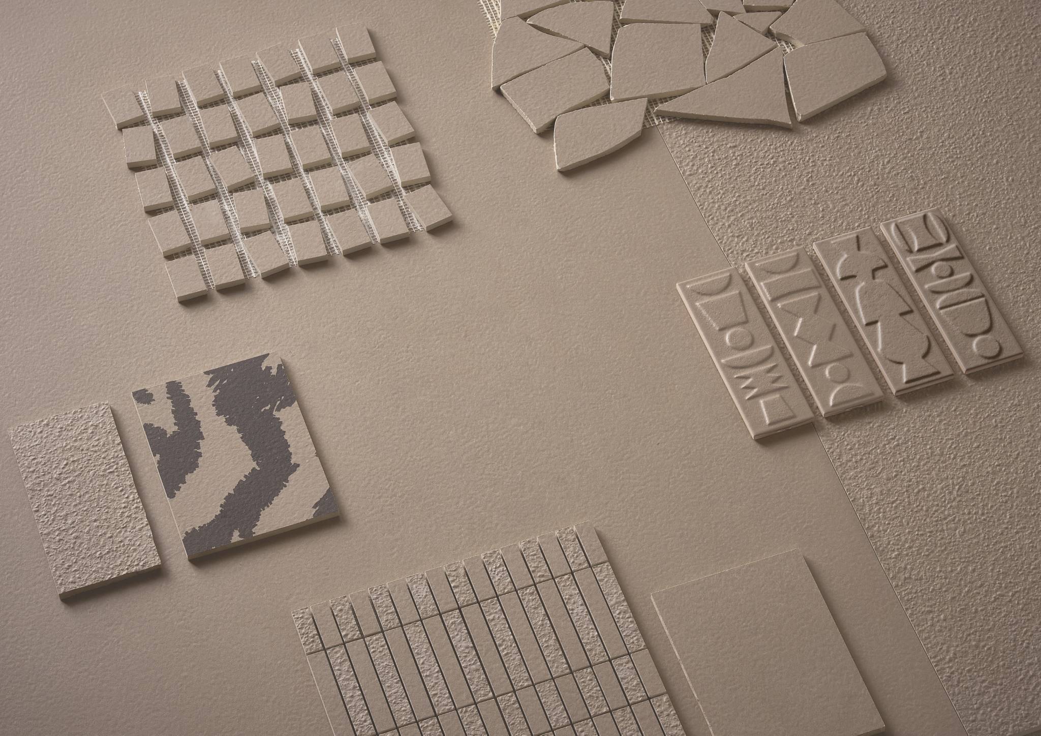 4101232 Декор Nok Palladiana Crock Mosaic Ivory 40x40 - фото 15