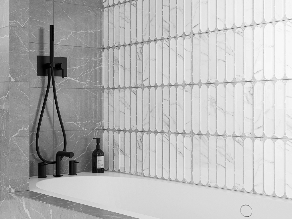 010100001582 На стену Арко Белый низ 03 25х40 - фото 7