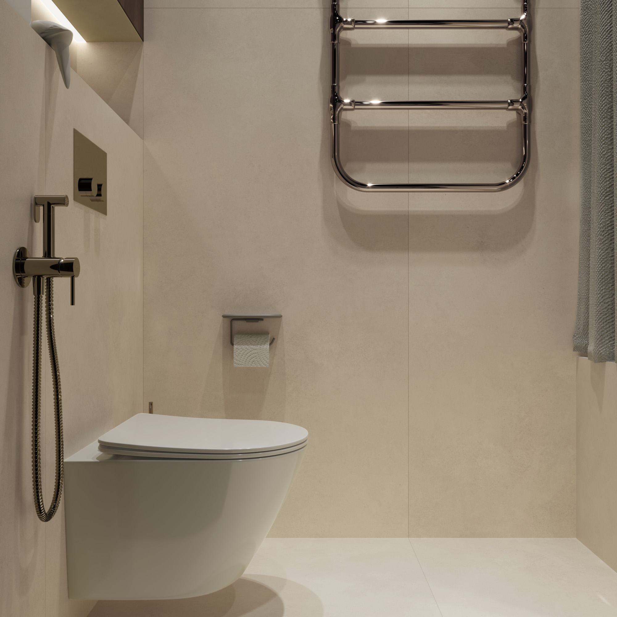 CZ-RT05-B На пол Cement Silver Grey Matt Rustic 80x160 - фото 5