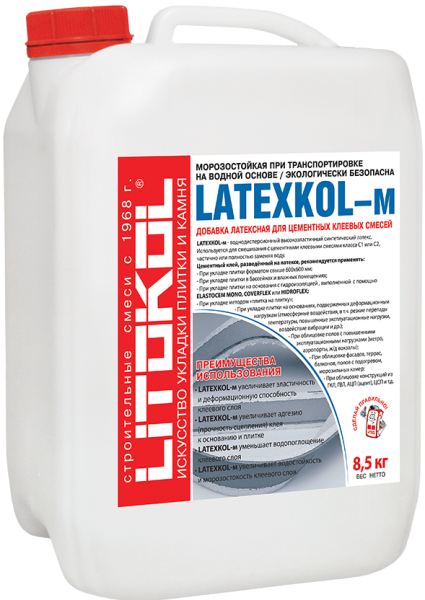  Латексные добавки Добавка LATEXKOL - м 8.75кг