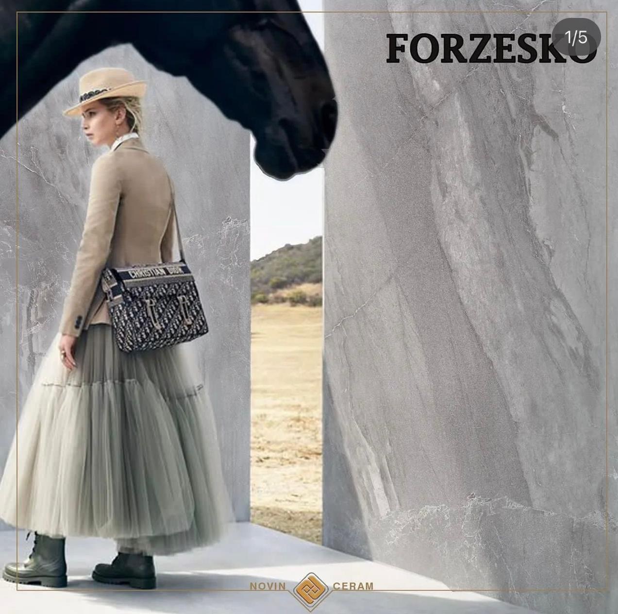 9555 M35 На пол Forzesko Light Gray Semi Polish Rect 60х120 - фото 3