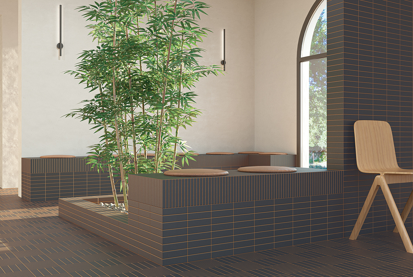 131370 На пол Raster Lines M Chalk 15x15 - фото 12